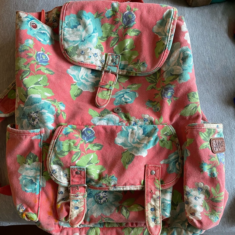 Peach Aeropostale back pack